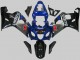Carena Moto Suzuki GSXR 600/750 2004-2005 - Blu Grigio Nero Lucido